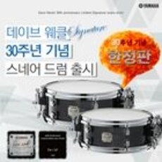 데이브웨클 30주년 기념 스네어 드럼 출시