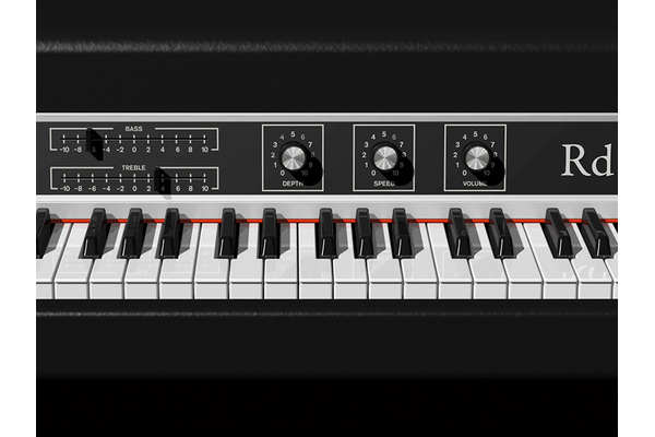 A photo of the electric piano