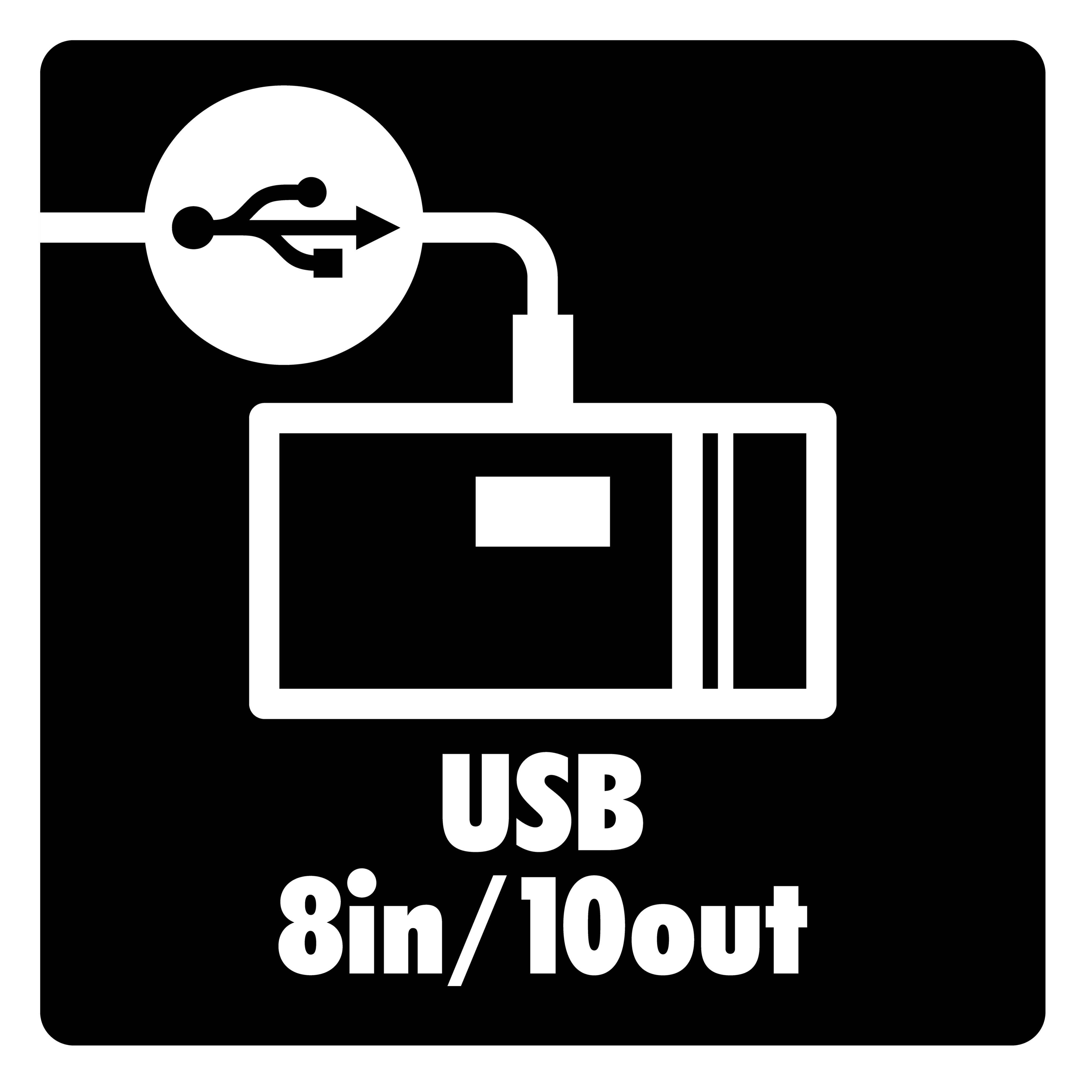 USB 연결 하나로 드럼 사운드와 트리거, 트랙 채널을 모두 녹음해 보세요.