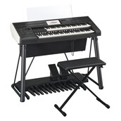 Diagonal view of the Yamaha Electone ELS-03G