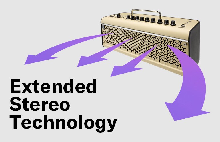 작은 크기에도 불구하고, 야마하의 명성 높은 데스크탑 오디오 기술을 통해 넓고 풍부한 스테레오 사운드를 구현하는 앰프입니다.