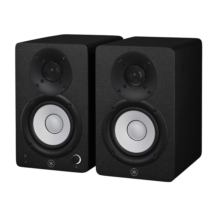 Yamaha Powered Studio Monitors HS4 black angle