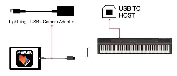 Smart Pianist V2.0으로 iOS 장치에 악기를 연결하는 방법