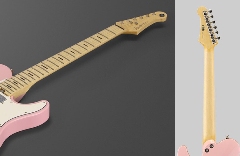 Pacifica SC Professional의 넥 클로즈업 사진