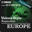 유럽(사전 설치된 확장 팩 - Yamaha Expansion Manager 호환 데이터)