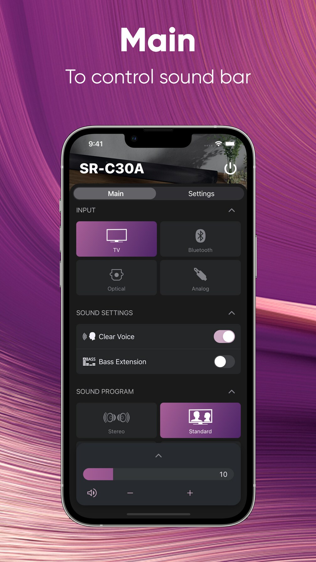 Yamaha SoundBarRemoto SR-C20A C20A