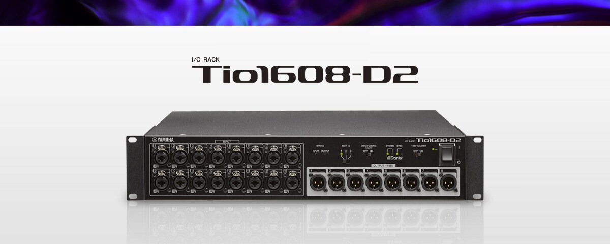Tio1608-D2 - 개요 - 인터페이스 - 제품 - 오디오 - 야마하 - 비즈니스