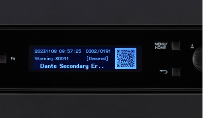 Yamaha Signal Processor DME7: Informative LCD display
