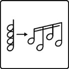 Arpeggio function icon