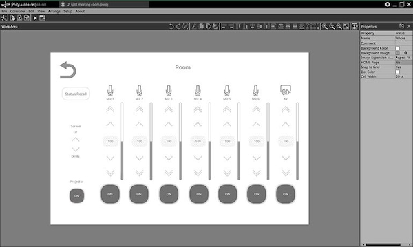 Yamaha ProVisionaire: Application Examples: Meeting Room: ProVisionaire Control/Touch