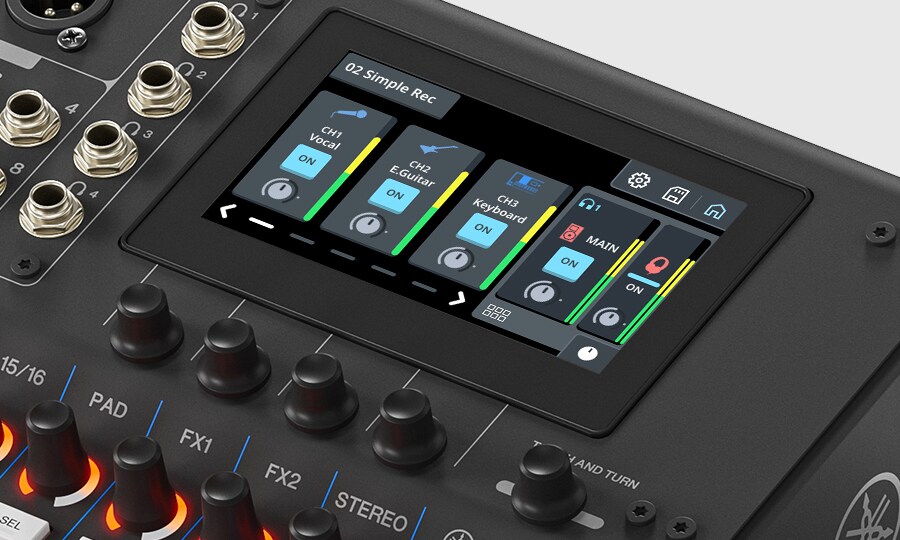 야마하 MGX16: 빠르고 직관적인 컨트롤 - 완벽한 조정