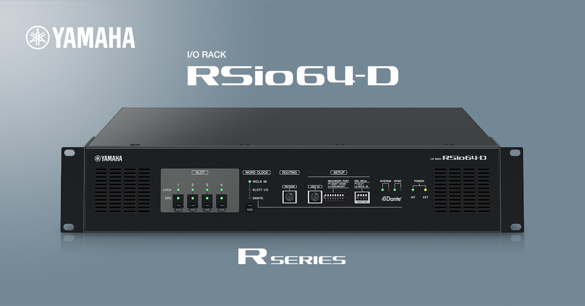 R Series (SLOT) - 개요 - 인터페이스 - 프로 오디오 - 제품 정보 - 야마하 - 대한민국 R Series (Slot) - 개요 - 인터페이스 - 프로 오디오 - 제품 정보 - 야마하 - 대한민국