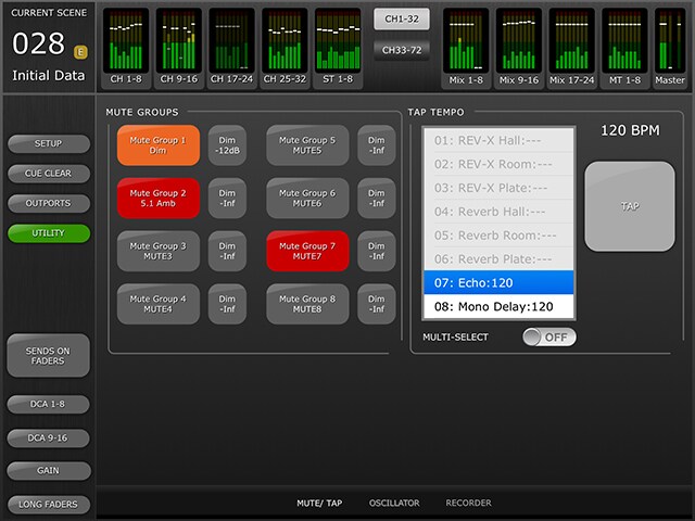 Utility (Mute Group / Tap Tempo)